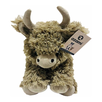 Ozami Furryfarm Animal Grå Långhårig Oxe Hundgosedjur